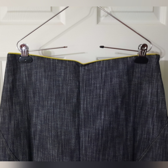 Vintage Limited Edition London Fog Denim High Low Skirt - Picture 3 of 9